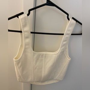 Aritzia Sculpt Knit Bustier Top